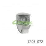 Ménsula p/entrepaño de cristal It.Ferramenta "Cobra" Ø=5mm espesor 5-6mm Zamak Niquelado Cap:20Kg