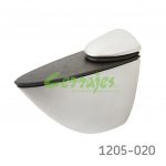 Ménsula para panel max. 40mm  Cerrajes "Pelícano" L=106 mm Cromo mate 30 kg c/tornillos