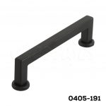 Jaladera Zamak cc 96 mm L=111 mm 4685 Z91 Negro mate Tornillo M4x25mm
