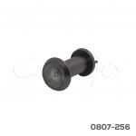 Mirilla 200° Ø30 mm Ø16 mm 35-55 mm con cubierta Negro mate