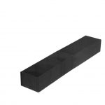 Organizador afelpado para armario 4 espacios 82x464 mm