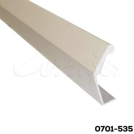 Perfil jaladera 45º 19x40 mm Esp. Max. 22 mm L=3m Aluminio anodizado natural mate