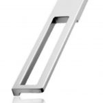 Jaladera Aluminio cc 224 mm L=232 mm 4578 Z22 Niquel cepillado Tornillo M4x23 - 25mm