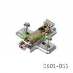 Base para bisagra Salice BAV4L39F "Domi" TØ=5mm niquelada H=3mm 37x32mm Acero/Zamak enganche rápido