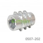 Inserto cuerda M608x13 mm zamak zincado