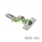 Bisagra enrasada Salice  S200 Ø=35mm cuello 17 48x6mm 94° niquelada autocierre