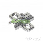 Base para bisagra Salice B2V3H39 S200 niquelada H=3mm 37x32mm Acero