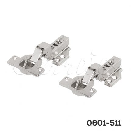 Bisagra Cerrajes Ø=40mm cuello 20 52x7,5mm 95° niquelada cierre suave base enganche rápido