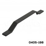 Jaladera Zamak cc 160 mm L=236 mm 4689 Z91 Negro mate Tornillo M4x25mm