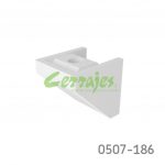 Escuadra de unión blanca con cubierta