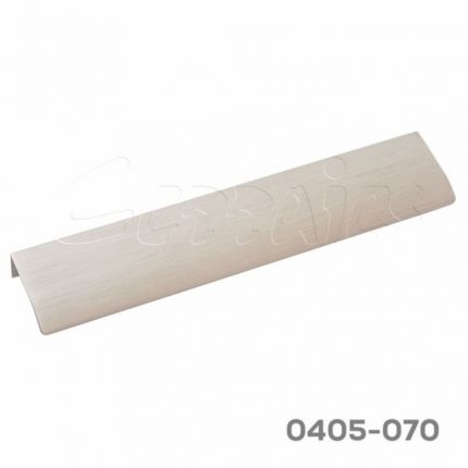 Jaladera Aluminio cc 2x80 mm L=200 mm 4567 A22 Niquel cepillado