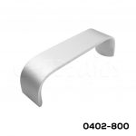 Jaladera Aluminio cc 96 mm L=104 mm 4679 A35 Anodizado natural mate Tornillo M4x25mm