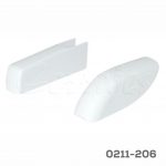Cubierta para sistema de apertura Salice "Pacta" Blanca