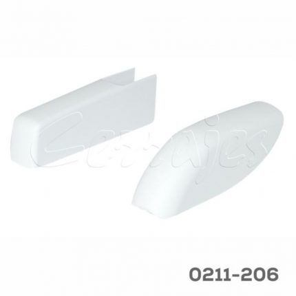 Cubierta para sistema de apertura Salice "Pacta" Blanca