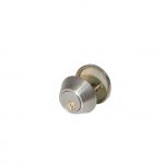 Cerrojo tubular llave/Mariposa Mod."Glan" con llaves estándar, cepillado