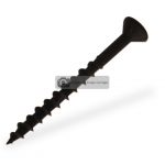 Tornillo cabeza plana "Combi" #8 x1-3/4" (44,45 mm) PH2/SQD2 Negro con punta