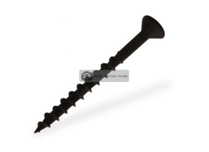 Tornillo cabeza plana "Combi" #8 x1-3/4" (44,45 mm) PH2/SQD2 Negro con punta