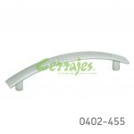 Jaladera Aluminio cc 96 mm L=125 mm 4275 A22 Niquel cepillado Tornillo M4x25mm