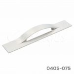 Jaladera Zamak cc 128 mm L=300 mm 4572 Z22 Niquel cepillado Tornillo M4x23 - 25mm