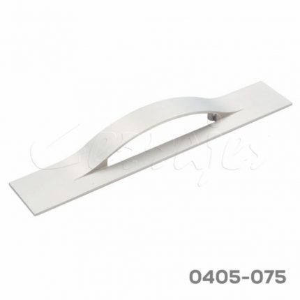 Jaladera Zamak cc 128 mm L=300 mm 4572 Z22 Niquel cepillado Tornillo M4x23 - 25mm