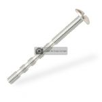 Tornillo recortable para jaladera M4 L=45 mm Paso 0,7 mm PH2/SL Zincado sin punta