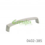 Jaladera Zamak cc 128 mm L=137 mm 4374 Z22 Niquel cepillado Tornillo M4x25mm