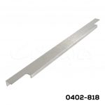 Jaladera Aluminio L=447 mm 4682 A22 Niquel cepillado Tornillo M4x16mm