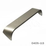 Jaladera Zamak cc 160 mm L=167 mm 4617 Z22 Niquel cepillado Tornillo M4x25mm