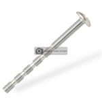 Tornillo recortable para jaladera M4 L=50 mm Paso 0,7 mm PH2/SL Zincado sin punta