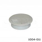 Pasacables redondo para cubierta de escritorio Cerrajes Ø=66mm Gris