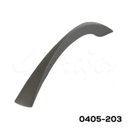 Jaladera Zamak cc 128 mm L=156 mm 4690 Z94 Gris noche Tornillo M4x25mm