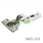 Bisagra enrasada FGV "MS15" "Slide On" Ø=35mm cuello 15 48x6mm 110° niquelada autocierre