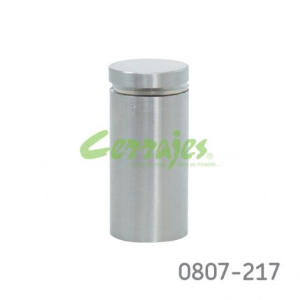 Espaciador Sólido diam. 15 mm largo 30 mm inoxidable