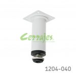 Pata para mueble Cerrajes Ø=35mm H=110mm epóxico Blanco