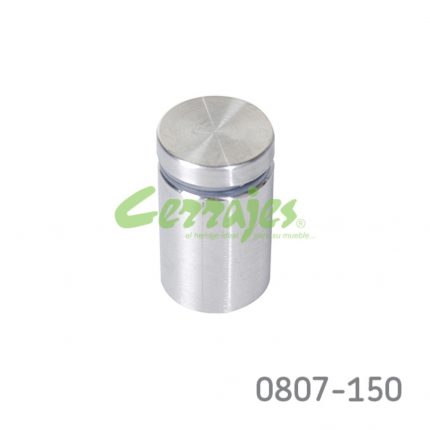 Espaciador inoxidable. de 25 mm de diam y 40 mm de largo