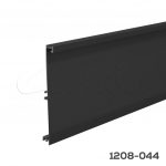 Zoclo para iluminación LED Cerrajes L=4 m H=150mm Aluminio Anodizado Negro mate