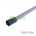 Riel divisor Cerrajes "Impaz" L=1200mm gris RAL7004