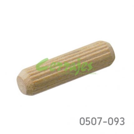 Perno de madera Ø=8mm L=35mm