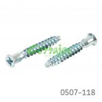 Tornillo conector Phillips sin punta 7 x 50 mm zinc