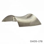Jaladera Zamak cc 64 mm L=80 mm 4669 Z22 Niquel cepillado Tornillo M4x25mm