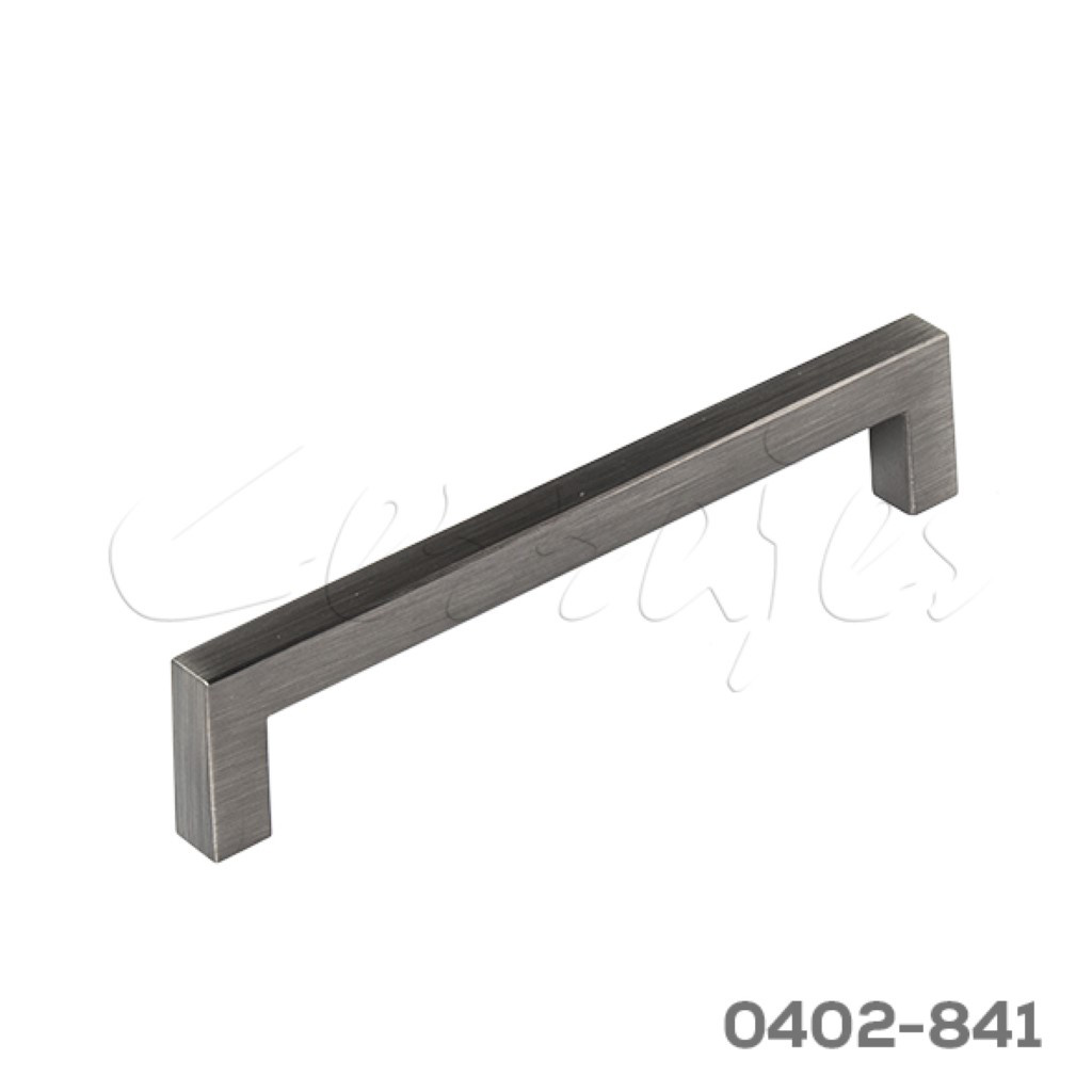 F88A83A859D9256CCB3ADEBD25EA1242-1.jpg Jaladera Aluminio cc 160 mm L=170 mm 4714 A37 Niquel negro cepillado mate Tornillo M4x25mm - Image 1
