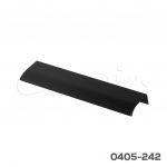 Jaladera Aluminio cc 160 mm L=200 mm 4570 A97 Anodizado cepillado negro mate