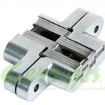 Bisagra para puerta Cerrajes "Oculta" 16x70mm Zamak con Acero inoxidable