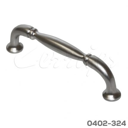 Jaladera Zamak cc 96 mm L=109 mm 4011 Z23 Niquel mate Tornillo #8 - 32X1"