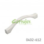 Jaladera Zamak cc 96 mm L=116 mm 4405 Z22 Niquel cepillado Tornillo M4x25mm