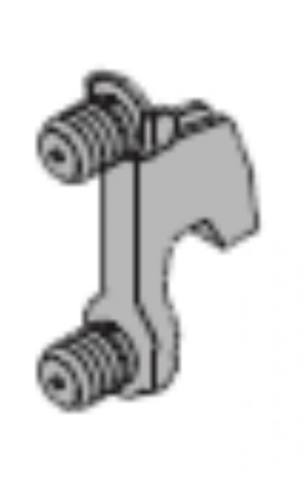 Soporte para fijación frontal con taquete Ø=10mm Cerrajes "Ritma Cube"