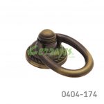 Botón Zamak L=42 mm 2067 Z16 Latón antiguo Tornillo M4x25mm