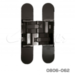 Bisagra oculta con ajuste 3D CEAM Modelo 1131s con ajustes 3D 160x32mm Negro