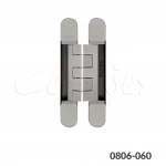 Bisagra oculta con ajuste 3D CEAM Modelo 1432 con ajustes 3D 230x32mm Niquelada