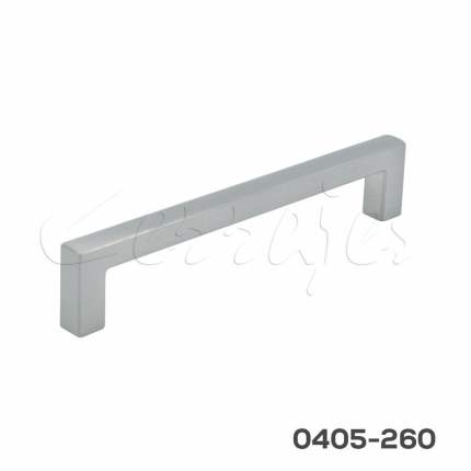 Jaladera Aluminio cc 128mm L=138 mm Niquel Cepillado 4737 A22 M4x25mm